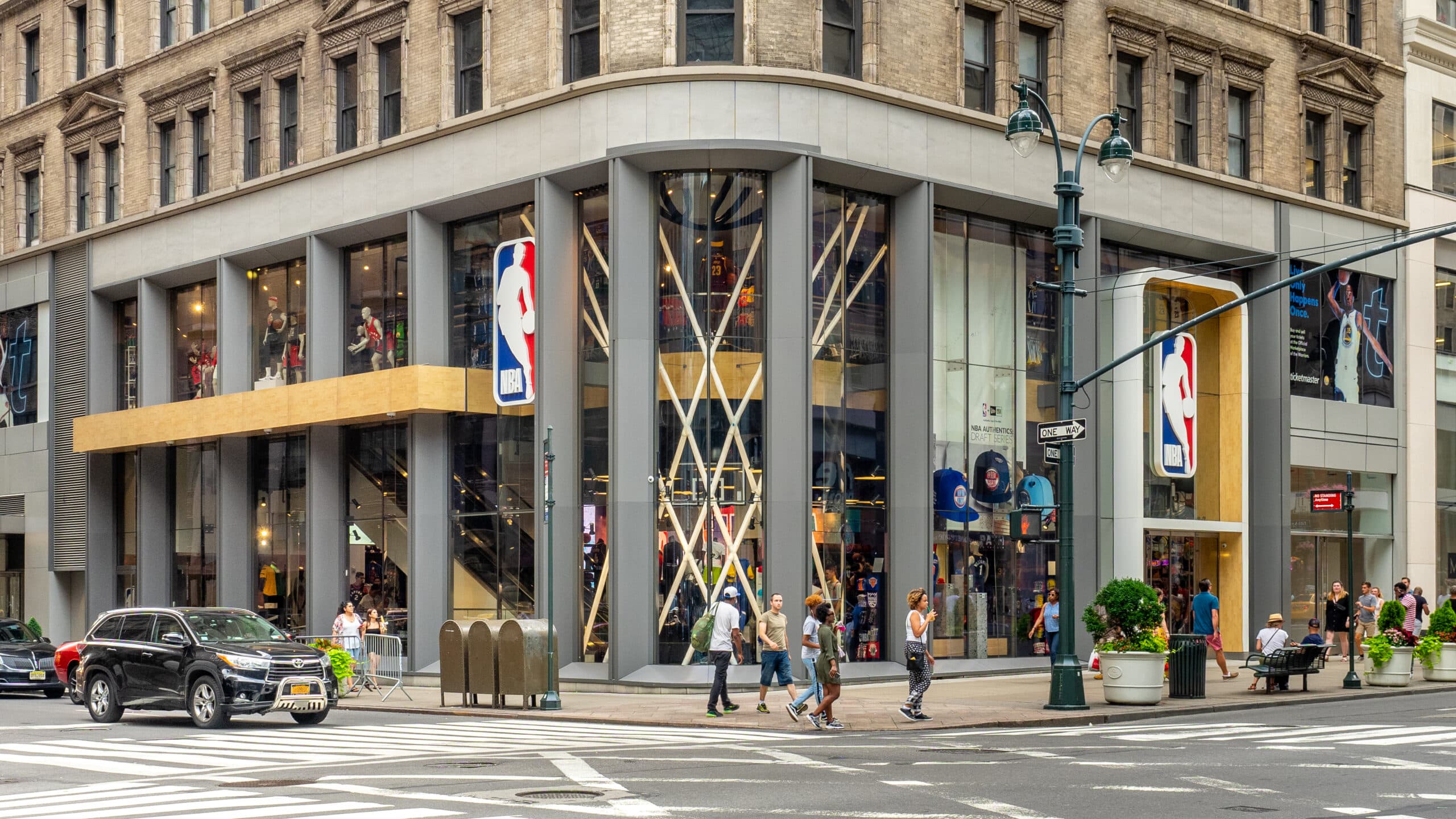 NBA Store Missing rent Lawsuit NYC Landlord Big store NBA Media NBA Basketball