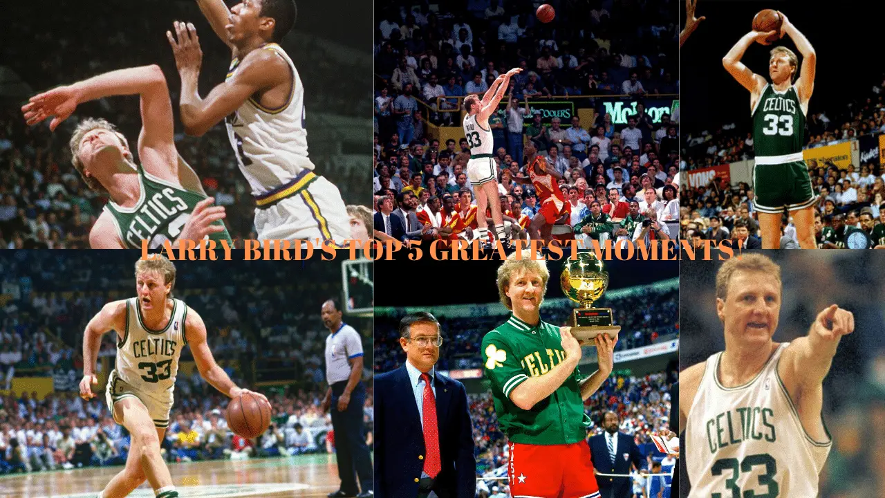 Larry Bird's Top 5 Greatest Games! Larry Bird Celtics 67 years old relive some of the greatest moments ever old timers old school basketball #epic