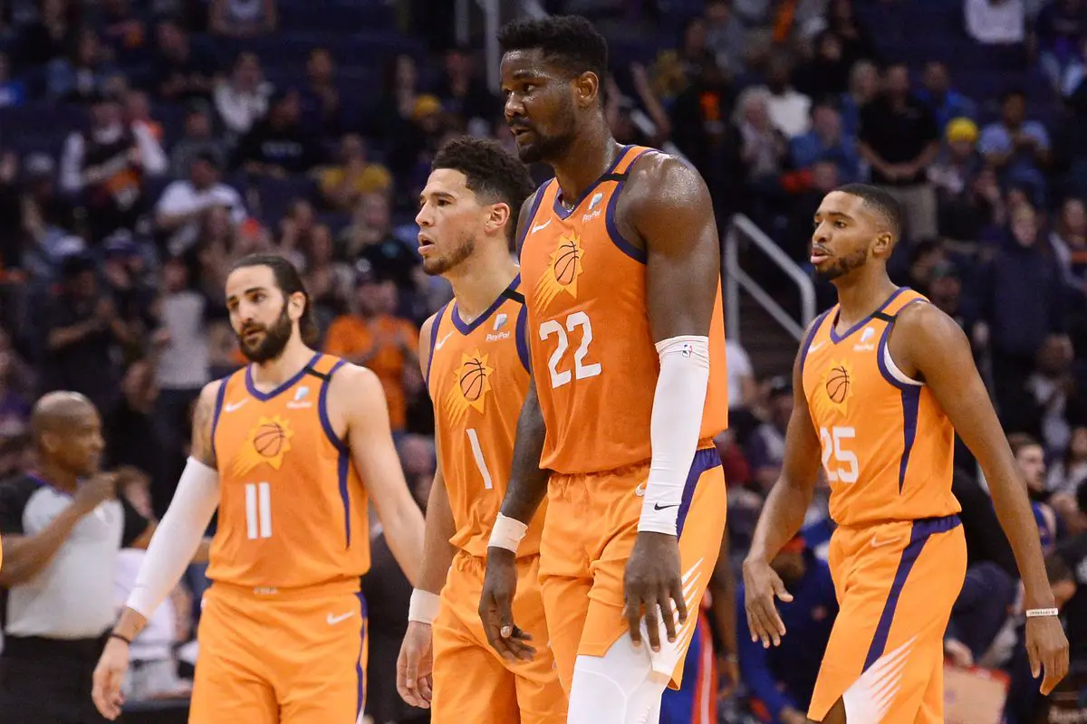 Sun's schedule comes out - Do they have a shot? Devin Booker Ricky Rubio DeAndre Ayton Playoffs Courtsideheat season restart season hoping to win games Suns PHX Phoenix