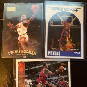 Lot of 3 Dennis Rodman Cards