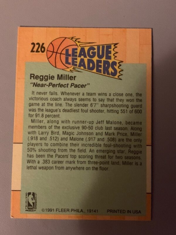 Reggie Miller Card