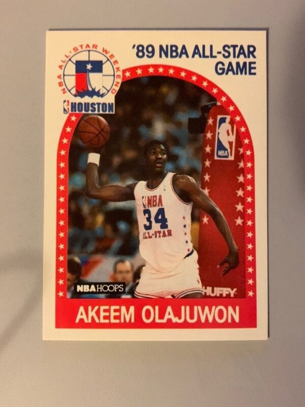 NBA 1989 Akeem Olajuwon Card