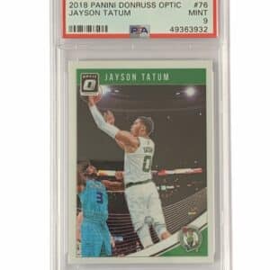 PSA 9 Optic Jayson Tatum Card