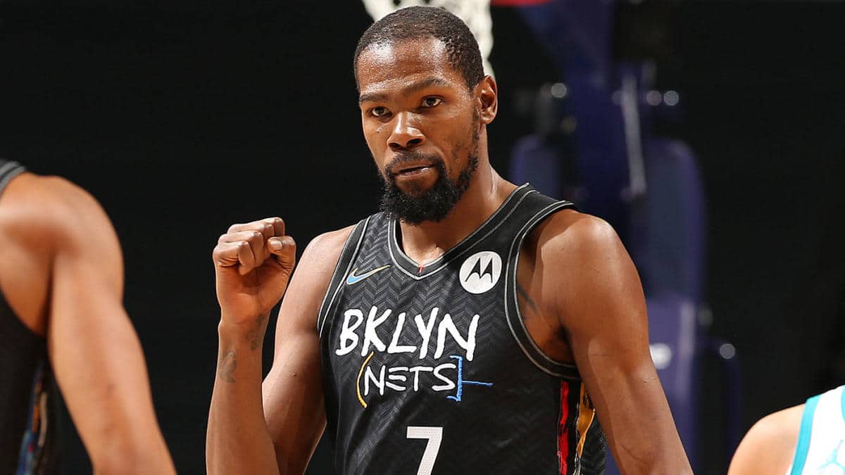 KD will be out for at least TWO weeks with a hamstring injury!