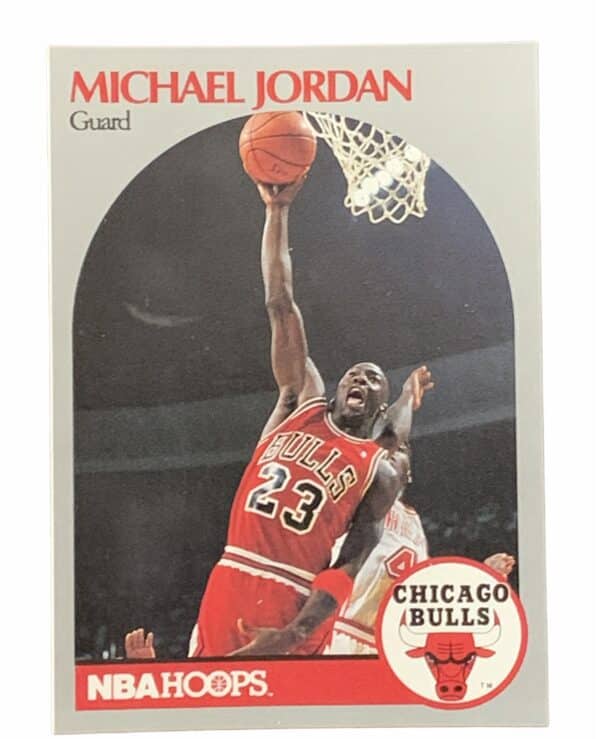 1990 NBA Hoops Michael Jordan Card