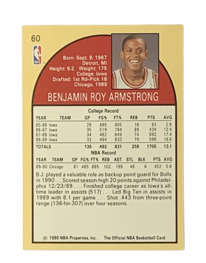 Rookie Benjamin Armstrong Card