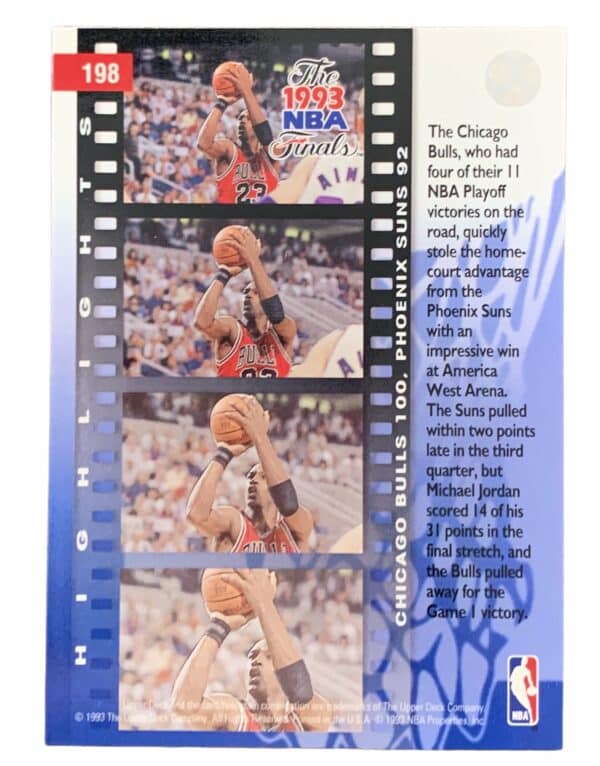 NBA Finals Michael Jordan Card