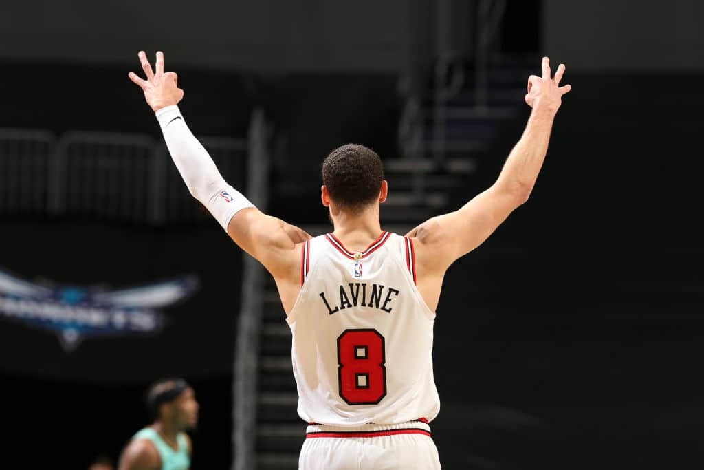 The Bull's luck going down because of Zach LaVine!