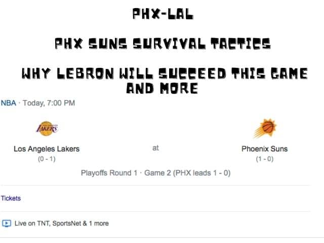 Reviewing PHX-LAL Tonight, What PHX Needs To Do, And More!
