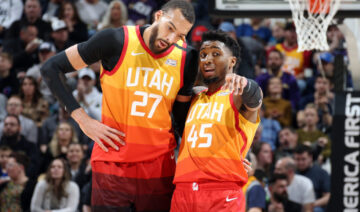 Rudy Gobert wins DOPY Award for the THIRD TIME!