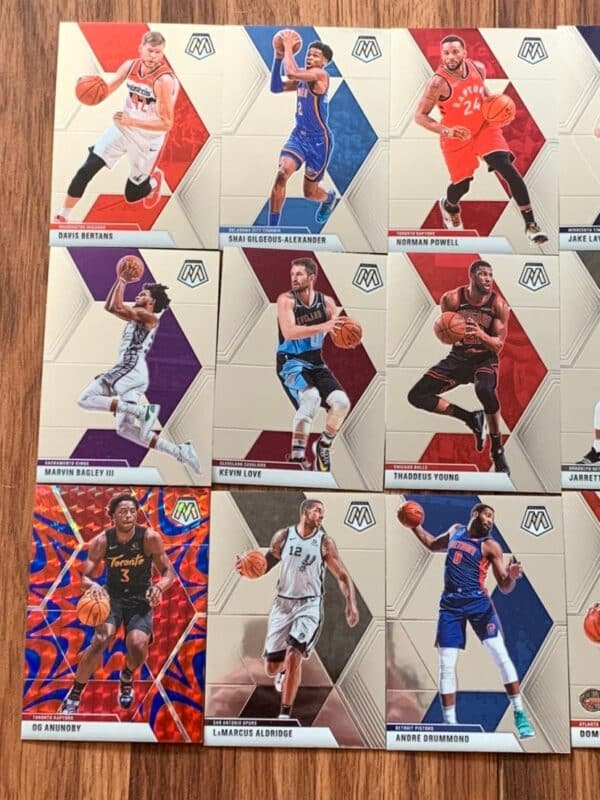 NBA Mosaic 19 Card Lot