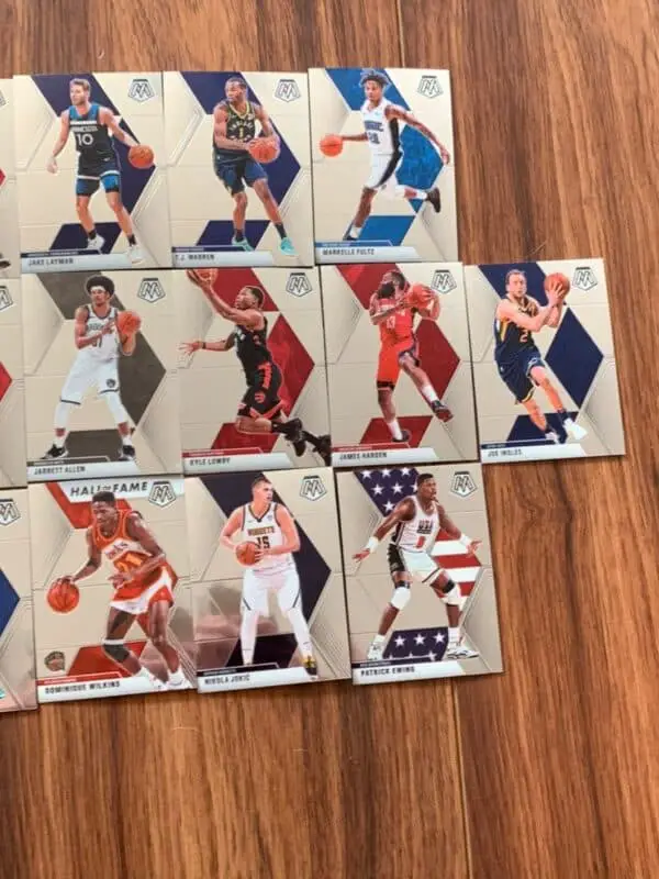 NBA Mosaic 19 Card Lot