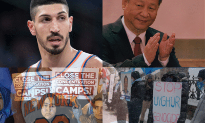 Enes Kanter sticking up for the voiceless by attacking CCP Nike!