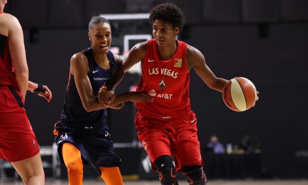 Angel McCoughtry verbally signs with her NEW team!