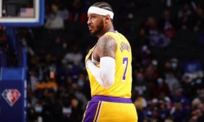 The LakeShow can't catch a break as Melo gets injured during Battle-For-LA Game!