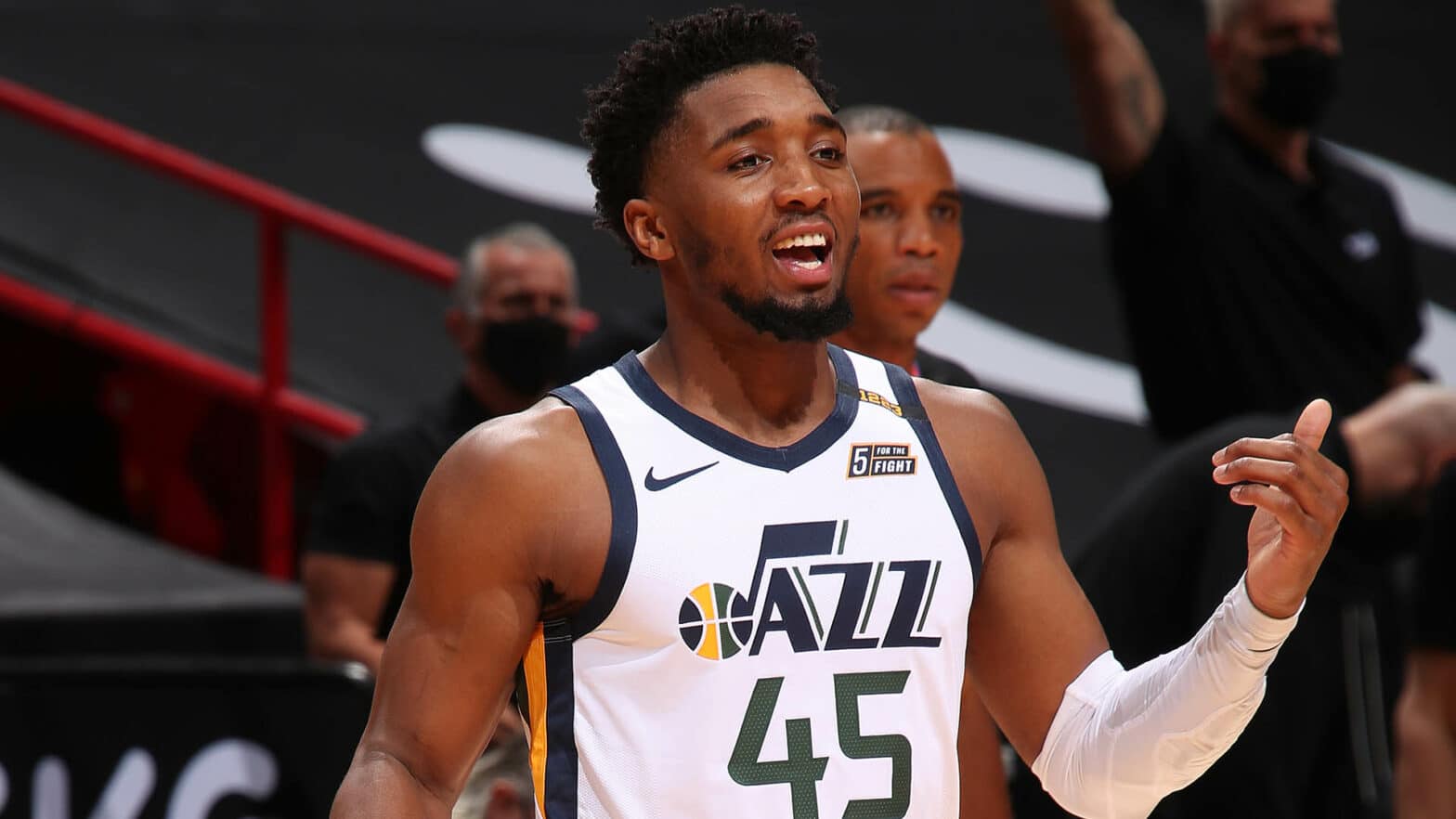 Donovan Mitchell content in staying with the Jazz