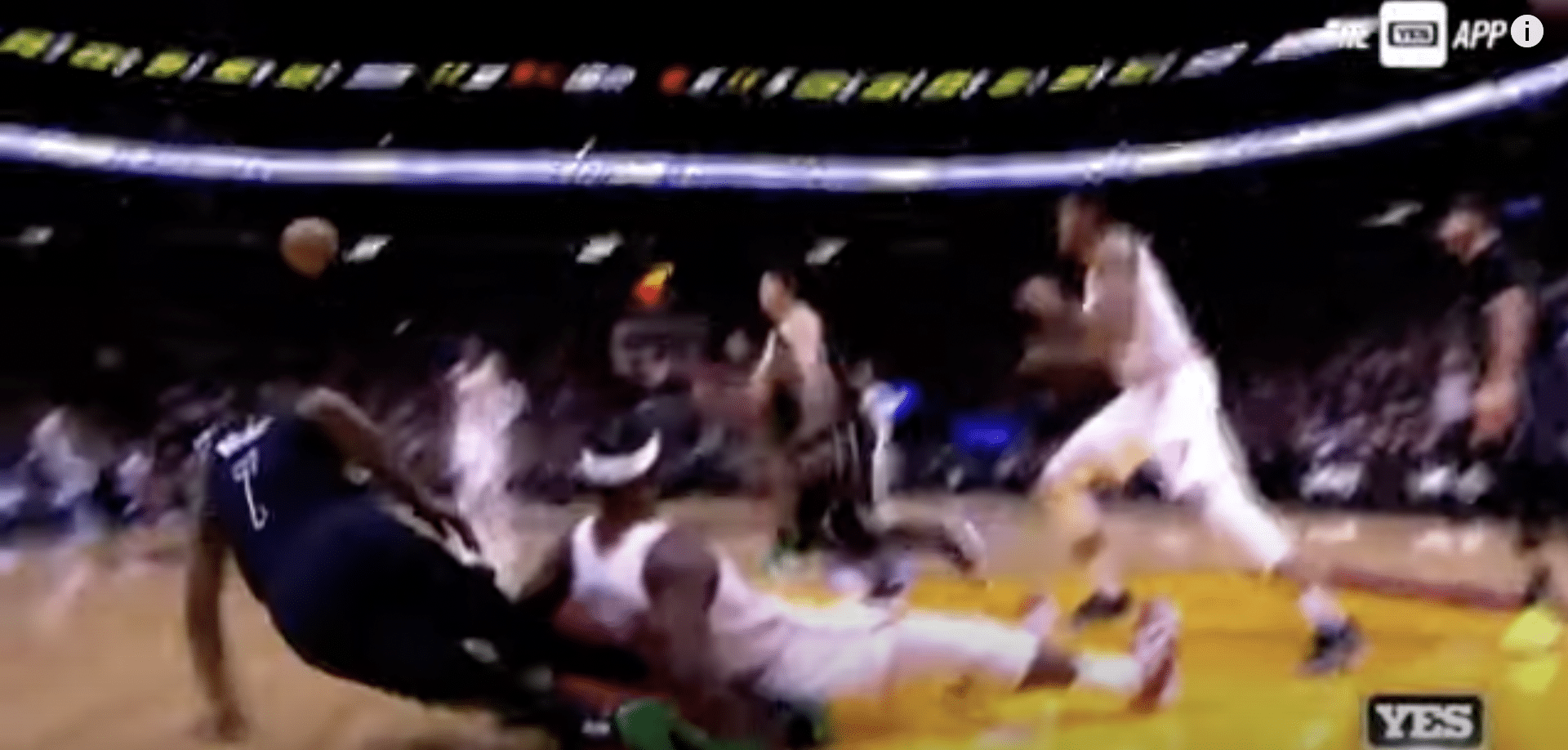 GRUESOME VIDEO: Jimmy Butler falls on Kevin Durant’s knee