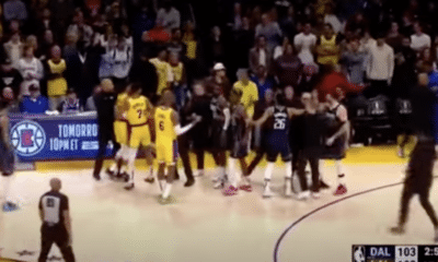 Russell Westbrook SHOVES Luka Doncic and A FIGHT BREAKS OUT