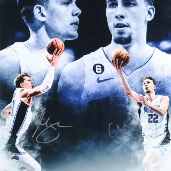 Franz Wagner & Moritz Wagner Signed Photo