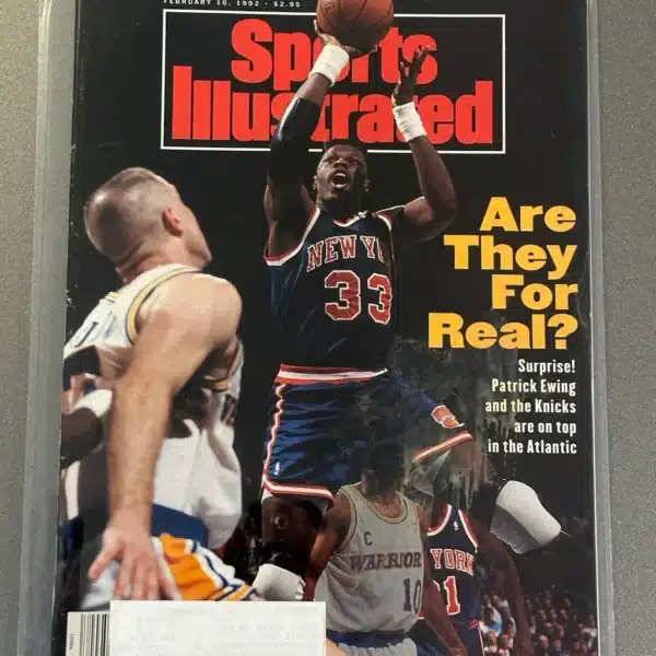 Patrick Ewing Sports Illustrated Magazine