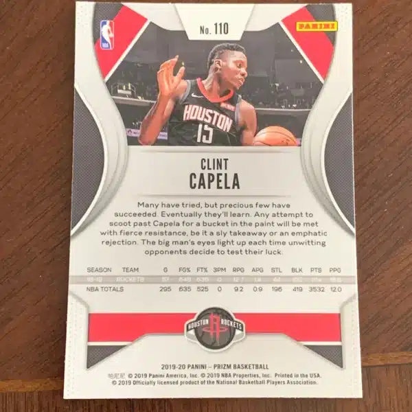 Prizm Clint Capela Card - CourtSideHeat