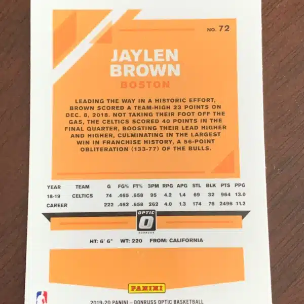 Jaylen Brown Card