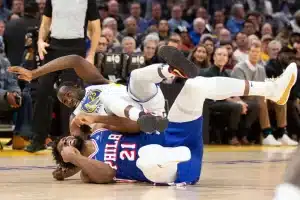 Joel Embiid Tore His Left Meniscus