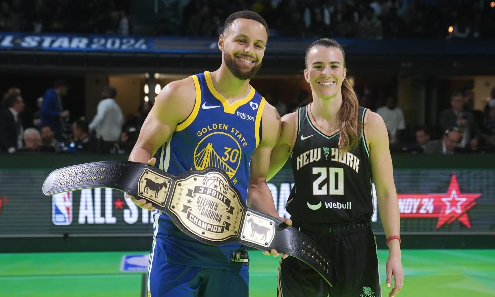 Stephen Curry Beats Sabrina Ionescu In 3-Point Contest