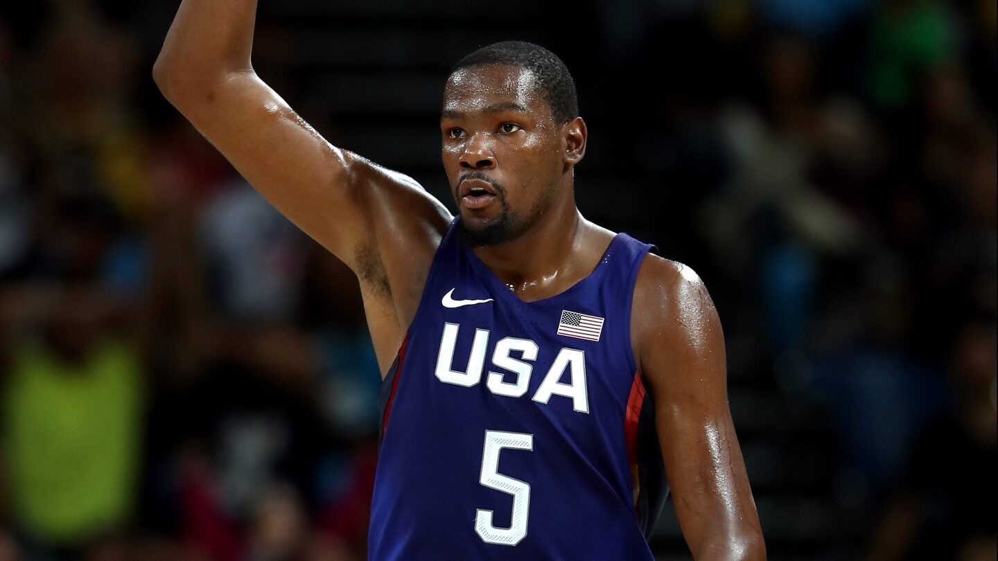 Kevin Durant To Remain With Team USA Despite Calf Injury