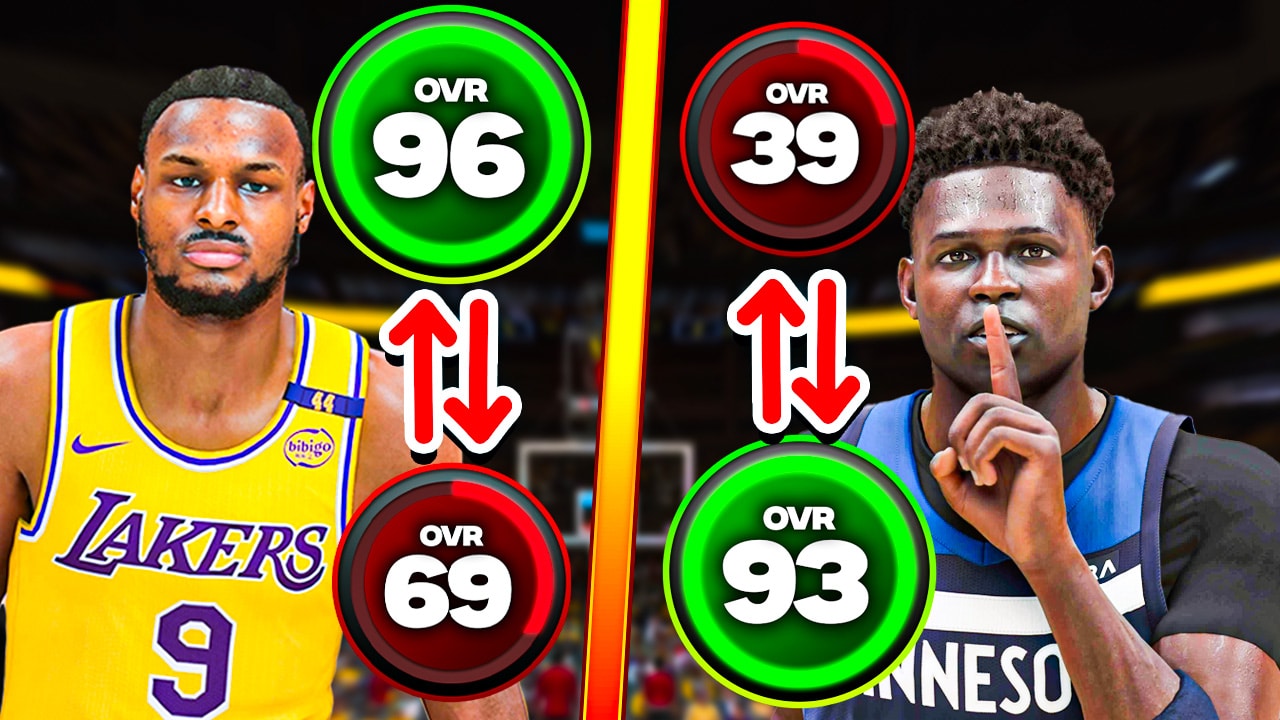 NBA 2K25, BUT Everyone's Overall Is Reversed