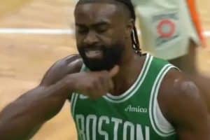 Jaylen Brown Penalized $25K For Throat-Slash Gesture