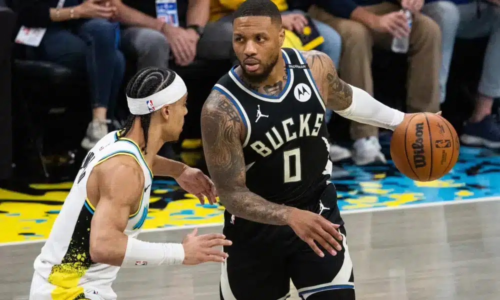 Damian Lillard Exits Game 4 With Potential Achilles Tear