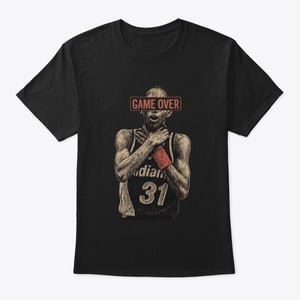 Reggie Miller's Choke Celebration