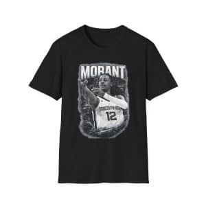 Ja Morant Shirt - Memphis Basketball Superstar Tee - Grizzlies Fan Graphic T Shirt - NBA Streetwear - NBA Fan Gift - NBA Shirt